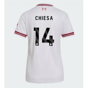 Liverpool Federico Chiesa #14 Jalkapallovaatteet Naisten Vieraspaita 2026-27 Lyhythihainen